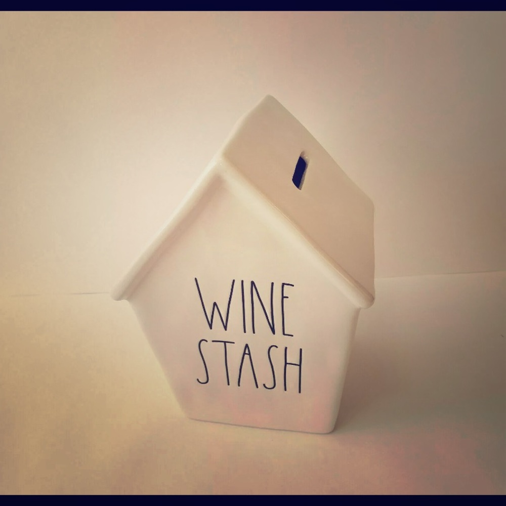 Rae Dunn Wine Stash Bank